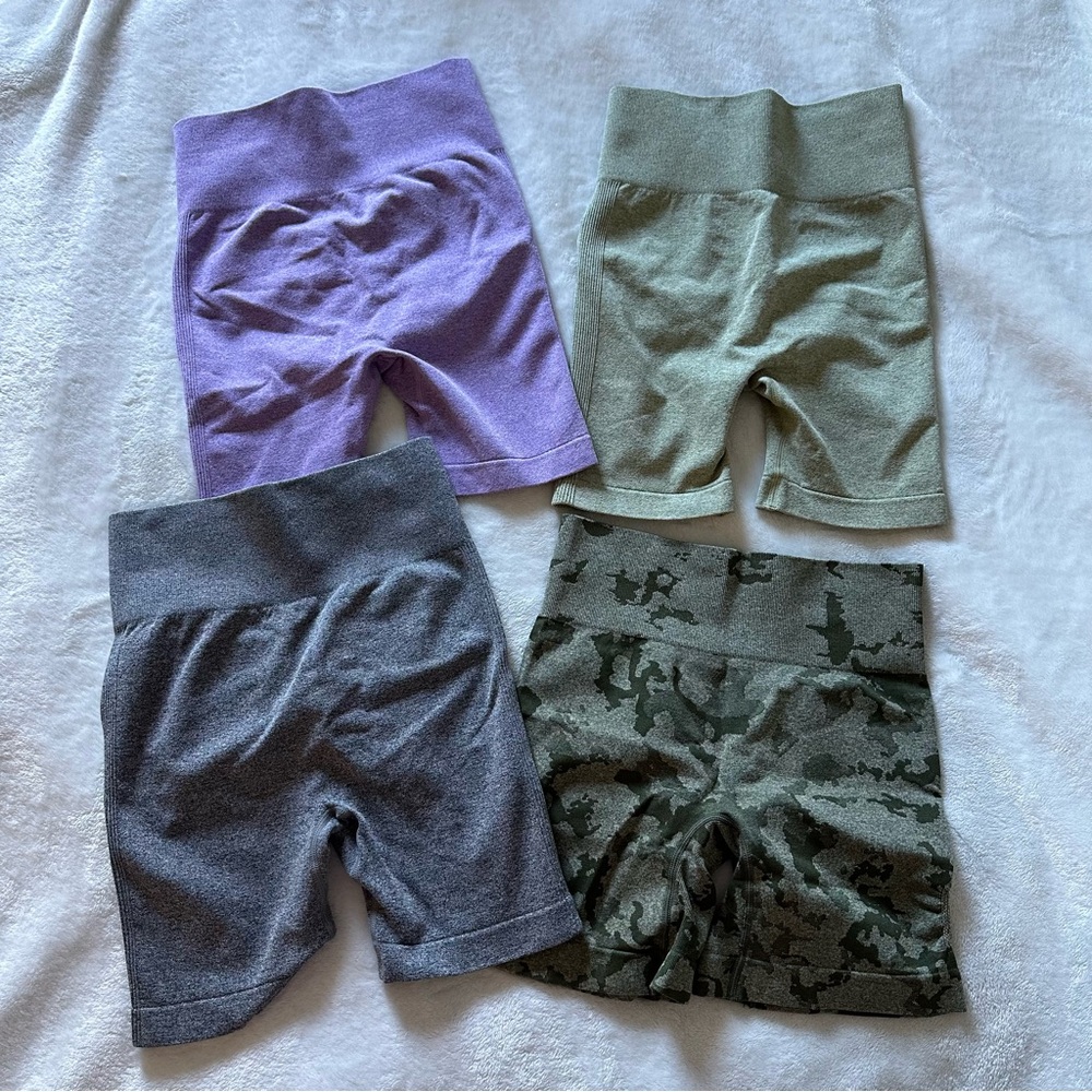 Multi-Color Athletic Shorts Set